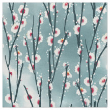 春梅花柄