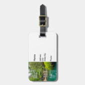 春植物美しい ラゲッジタグ (正面縦)