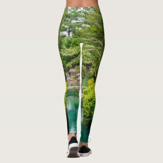 春植物美しい レギンス (裏面)