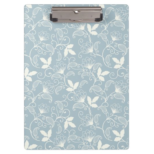 春植物装飾咲きシームレス クリップボード (正面)