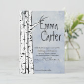 春樺の木ツリー結婚式招待状 招待状 (スタンド正面)