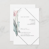 春水の色の救フローラの日付 セーブザデート (正面/裏面)