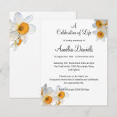 春水仙お祝いの発表 招待状 (正面/裏面)