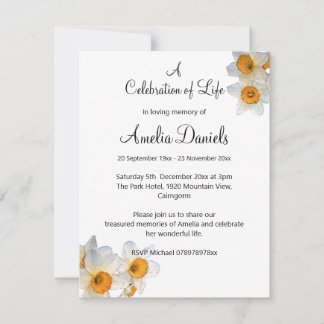 春水仙お祝いの発表 招待状