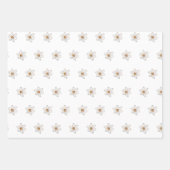 春水仙の花ベビーシャワー ラッピングペーパーシート (正面2)