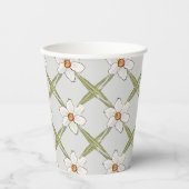 春水仙の花ベビーシャワー 紙コップ (正面)