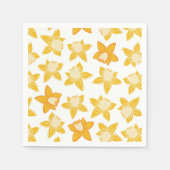 春水仙パターン スタンダードカクテルナプキン (正面)