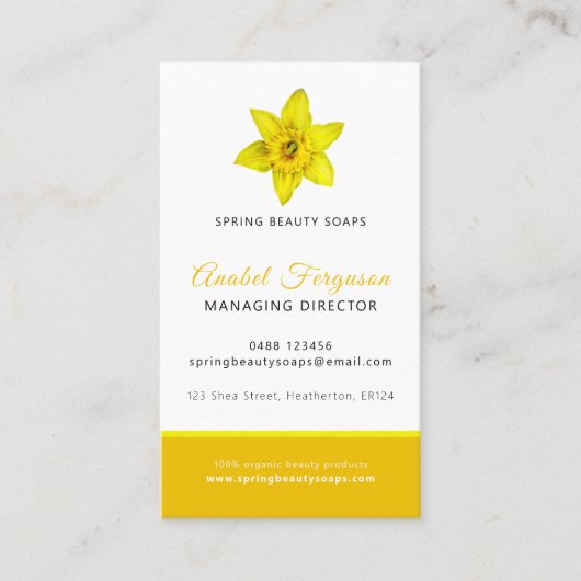 春水仙会社フォトカスタム名刺 名刺 (正面)