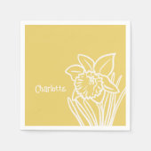 春水仙 スタンダードカクテルナプキン (正面)