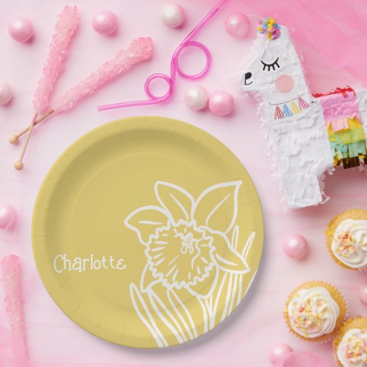 春水仙 ペーパープレート (パーティー)