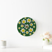 春水仙 ラウンド壁時計 (ホーム)