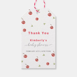 春水彩さくらんぼスイートベビーシャワー ギフトタグ