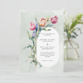 春水彩チューリップ結婚ズ 招待状 (スタンド正面)