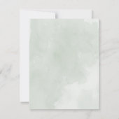 春水彩チューリップ結婚式招待状 出欠カード (裏面)