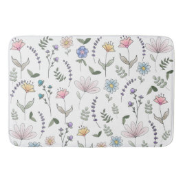 春水彩ドードルフラワー バスマット