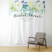 春水彩フローラブライダルシャワーフォトブース  タペストリー (インサイチュ)