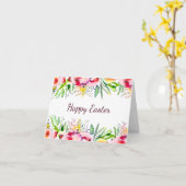 春水彩フローラ枠カスタム カード (黄色い花)