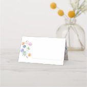 春水彩フローラ結婚の座席表 プレイスカード (正面)