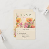 春水彩フローラ結婚ズ カード (正面/裏面インサイチュ)
