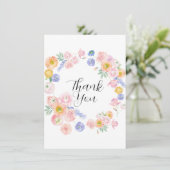 春水彩フローラ結婚ズ サンキューカード (スタンド正面)