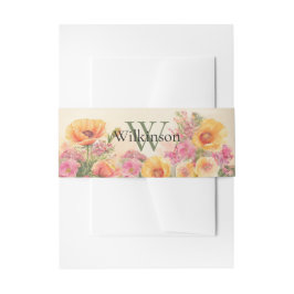 春水彩フローラ結婚ズ 招待状ベリーバンド