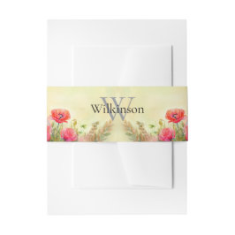 春水彩フローラ結婚ズ 招待状ベリーバンド