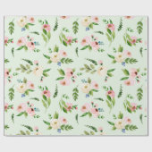 春水彩フローラ結婚包装紙 ラッピングペーパー (フラット)