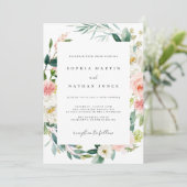 春水彩フローラ結婚式招待状 招待状 (スタンド正面)