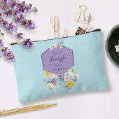 春水彩フローラ聖句パーソナライズされた アクセサリーポーチ