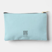 春水彩フローラ聖句パーソナライズされた アクセサリーポーチ (裏面)