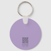 春水彩フローラ聖句パーソナライズされた キーホルダー (裏面)