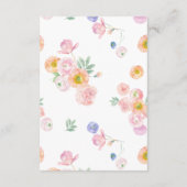 春水彩フローラ詳細結婚ズ エンクロージャーカード (裏面)