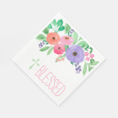 春水彩フローラ賛美 スタンダードランチョンナプキン (角)