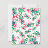 春水彩フローラ90誕生日プログラム 招待状 (裏面)