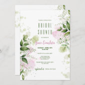 春水彩ブライダルシャワー 招待状 (正面/裏面)