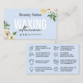 春水彩ワックス掛けアフターケア名刺 名刺 (正面/裏面)