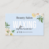 春水彩ワックス掛けアフターケア名刺 名刺 (正面)