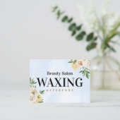 春水彩ワックス掛けアフターケア名刺 名刺 (スタンド正面)