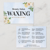 春水彩ワックス掛けアフターケア名刺 名刺 (正面/裏面)