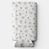 春水彩植物咲きシームレス スリム缶クーラー (裏面)