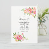 春水彩牡丹結婚の写真 招待状 (スタンド正面)