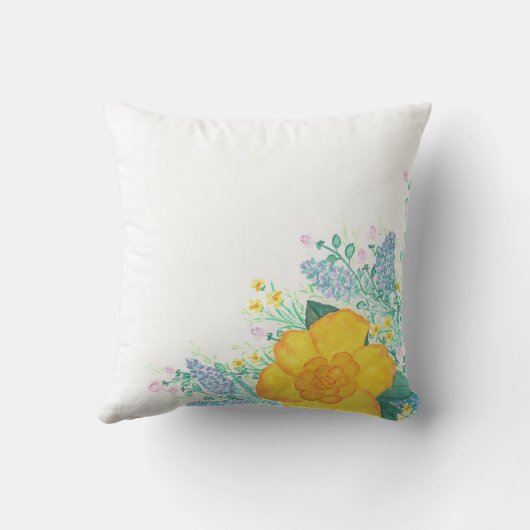 春水彩花枕 クッション (裏面)