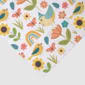 春水彩花模様 薄葉紙 (詳細)