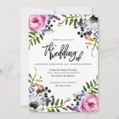 春水彩花結婚式招待状 招待状 (正面)