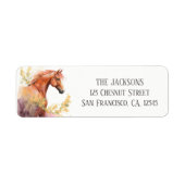 春水彩馬の花差出人住所 ラベル (正面)