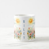 春水色ピグ – Kid Mag コーヒーマグカップ (中央)