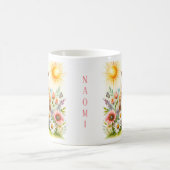 春水色フクロウ – Kid Mug コーヒーマグカップ (中央)