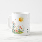 春水色マウス – Kid Mag コーヒーマグカップ (正面左)