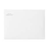 春水色多肉質結婚の ラップアラウンドラベル (正面)