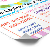 春洗浄？寄付場販売 ポスター (角)